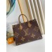 Louis Vuitton OnTheGo MM Bag In Giant Monogram Reverse Canvas M45321