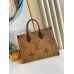 Louis Vuitton OnTheGo MM Bag In Giant Monogram Reverse Canvas M45321