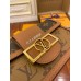 Louis Vuitton Dauphine Chain Wallet In Monogram Reverse Canvas M68746