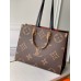 Louis Vuitton OnTheGo GM Bag In Giant Monogram Reverse Canvas M45320