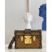 Louis Vuitton Petite Malle Bag In Monogram Reverse Canvas M45960