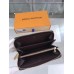 Louis Vuitton Zippy Wallet In Damier Ebene Canvas N41661