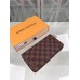 Louis Vuitton Zippy Wallet In Damier Ebene Canvas N41661