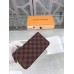 Louis Vuitton Zippy Wallet In Damier Ebene Canvas N41661