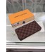 Louis Vuitton Zippy Wallet In Damier Ebene Canvas N60046