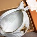Louis Vuitton New Wave Bum Bag In White Leather M53861