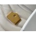 Louis Vuitton LV New Wave Chain MM Bag In White Leather M58549