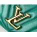 Louis Vuitton LV New Wave Chain MM Bag In Green Leather M58664