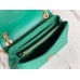 Louis Vuitton LV New Wave Chain MM Bag In Green Leather M58664