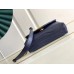 Louis Vuitton LV New Wave Chain MM Bag In Navy Blue Leather M20615