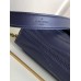 Louis Vuitton LV New Wave Chain MM Bag In Navy Blue Leather M20615
