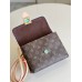 Louis Vuitton Locky BB Bag In Monogram Canvas with Shearling M46318