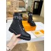 Louis Vuitton Territory Flat Ranger Boots In Black Leather