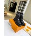 Louis Vuitton Territory Flat Ranger Boots In Black Leather