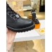 Louis Vuitton Territory Flat Ranger Boots In Black Leather