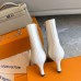 Louis Vuitton Rotary Ankle Boots In White Calfskin