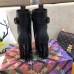 Louis Vuitton Silhouette Ankle Boots In Black Calfskin