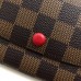 Louis Vuitton Emilie Wallet In Damier Ebene Canvas N63544