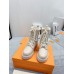Louis Vuitton Territory Flat Ranger Boots In Cream Leather with Wool