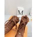 Louis Vuitton Territory Flat Ranger Boots In Brown Leather with Wool