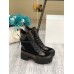 Louis Vuitton Laureate Desert Boots In Black Suede Leather