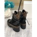 Louis Vuitton Laureate Desert Boots In Black Suede Leather