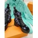 Louis Vuitton Laureate Platform Desert Boots In Monogram Denim