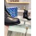 Louis Vuitton Metropolis Flat Ranger Boots In Monogram Denim