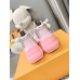 Louis Vuitton LV Archlight Sneakers in Mesh with Pink Leather