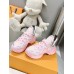 Louis Vuitton LV Archlight Sneakers in Mesh with Pink Leather