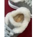 Louis Vuitton Time Out Sneakers in Grey Suede with Shearling