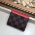 Louis Vuitton Zoe Wallet In Damier Ebene Canvas N60166
