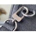 Louis Vuitton Slim Briefcase In Black Taiga Leather M30810