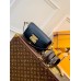 Louis Vuitton Swing Bag In Black Calfskin M20393