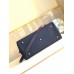 Louis Vuitton Lockme Day Tote Bag In Navy Blue Leather M53645