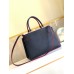 Louis Vuitton Lockme Day Tote Bag In Navy Blue Leather M53645