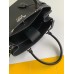 Louis Vuitton Lockme Day Tote Bag In Black Leather M53645
