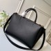 Louis Vuitton Lockmeto Tote Bag In Black Leather M54569