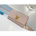 Louis Vuitton Lockme Clutch In Greige Calfskin M56087