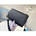 Louis Vuitton Lockme Clutch In Black Calfskin M56088