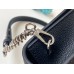 Louis Vuitton Lockme Clutch In Black Calfskin M56088