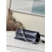 Louis Vuitton Dauphine MM Bag In Grey Monogram Denim M21458