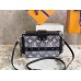 Louis Vuitton Petite Malle Bag In Grey Monogram Denim M21462