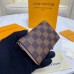 Louis Vuitton Rosalie Coin Purse In Damier Ebene Canvas N64423