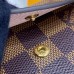 Louis Vuitton Rosalie Coin Purse In Damier Ebene Canvas N64423