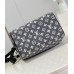Louis Vuitton Speedy Bandouliere 25 Bag In Grey Monogram Denim M21464