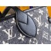 Louis Vuitton Neverfull MM Bag In Grey Monogram Denim M21465