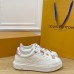 Louis Vuitton Time Out Sneakers with Pink Lace Accessories