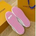 Louis Vuitton Time Out Sneakers with Pink Lace Accessories