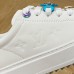 Louis Vuitton Time Out Sneakers with Blue Lace Accessories